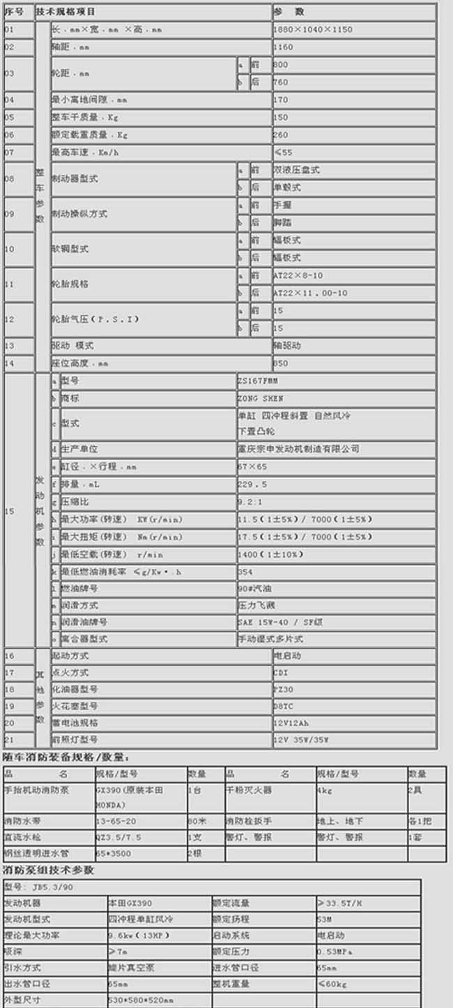 消防车